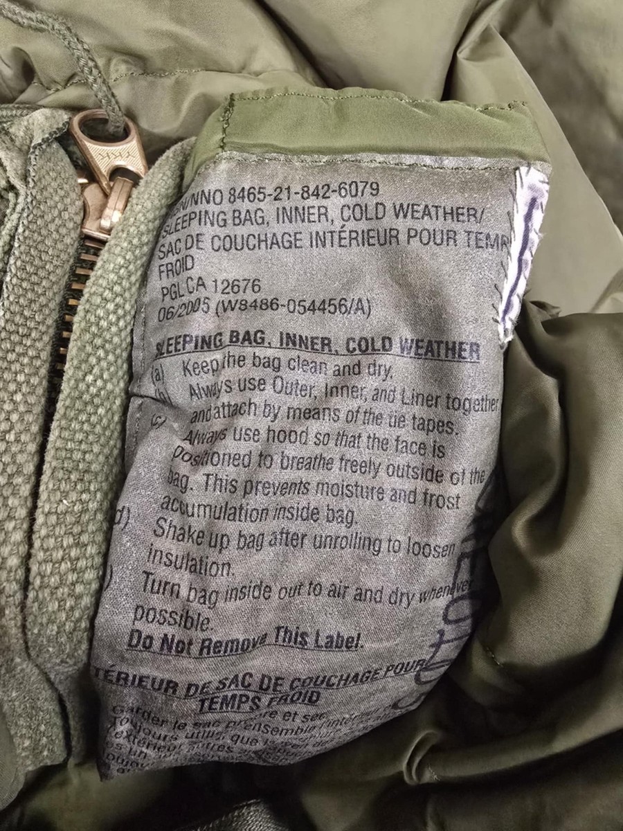 Canadian Army Extreme Cold Weather Sleeping Bag System 6 Piece