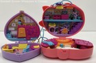 Lot of 2 Polly Pocket Playsets Sleeping Kitty and Heart Paint Sets — photo 3