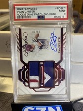 **POP 1** Evan Carter Rookie Dual Patch AUTO /20 SP PSA 9 POP 1 None Higher! MLB