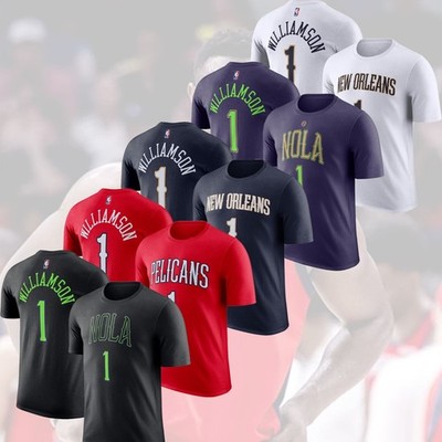 NEW - Zion Williamson #1 New Orleans Peli.cans 2025 Player Name & Number S 5XL