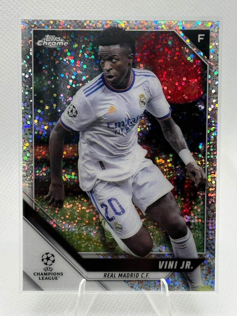 2021-22 Topps Chrome UEFA Vini Jr #63 Speckle/Mini-Diamond