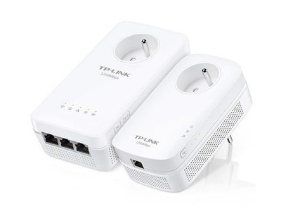 TP-Link TL-WPA8631PKIT Av1300 Gigabit Passthrough Powerline Ac Wi-Fi Kit ~E~