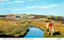 Picture Postcard- Princetown, Dartmoor Prison and North Hessary Tor T. V. Mast