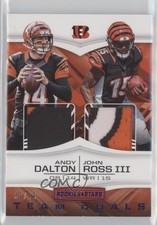 2017 Panini Rookies & Stars Team Duals Prime 32/49 John Ross Andy Dalton III 0c6