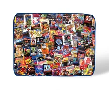 8-Bit Armageddon Retro Video Games Fleece Throw Blanket | Plush Soft Polyeste...