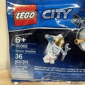 (2) LEGO City Space Utility Vehicle (30315) & 30365 Satellite (sealed) COMPLETE