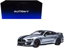 Autoart 73096 1/18 Ford Mustang Shelby GT500 Iconic Silver Metallic