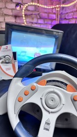 Mad Catz MC2 Racing Wheel + Pedals Sega Dreamcast &ndash; Tested & Cleaned (Video)