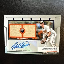 2024 Topps Museum Signature Swatches Dual Ryan Mountcastle Blue /20 Orioles