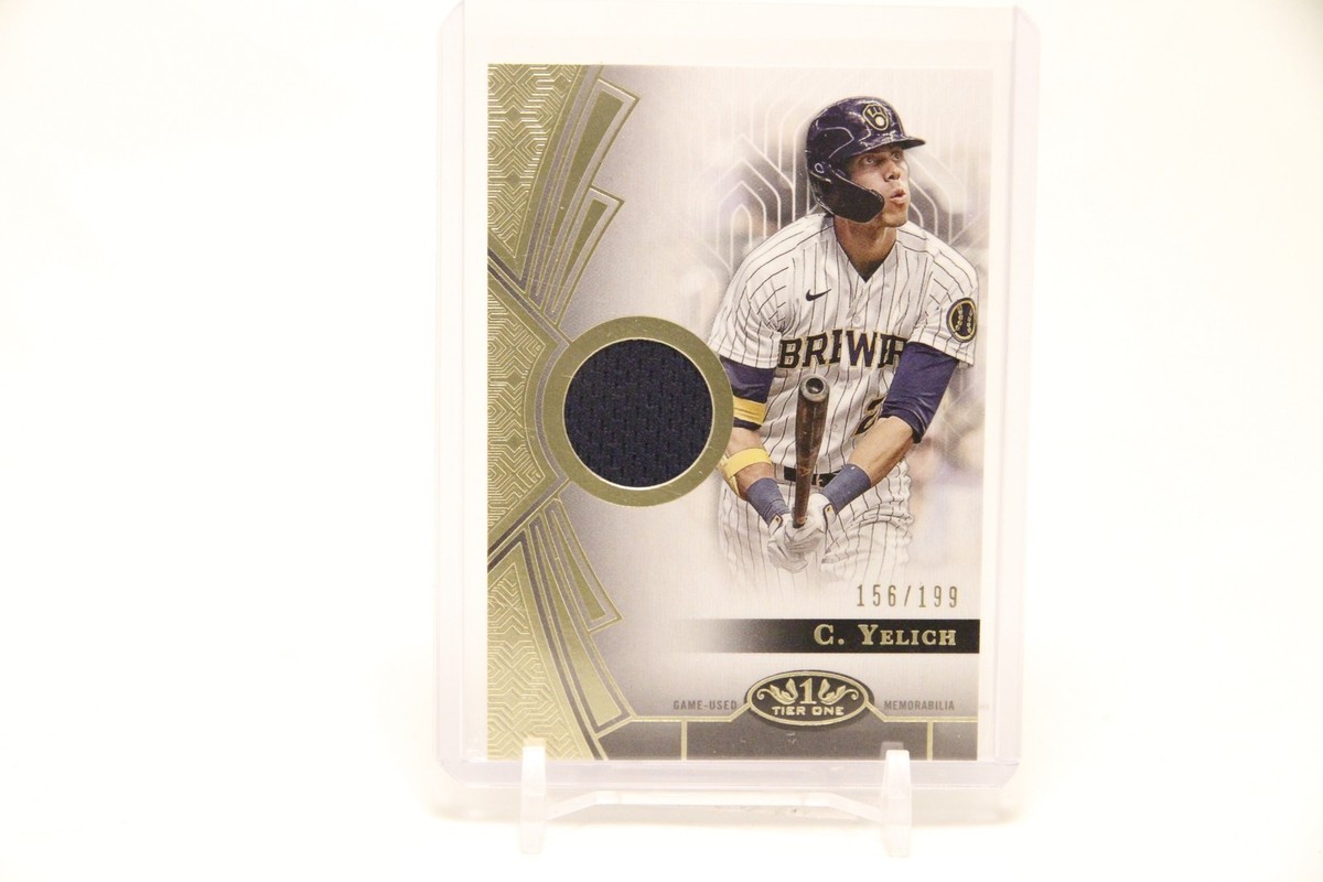 2023 Topps Tier One - Tier One Relics a Christian Yelich #T1R-CY 