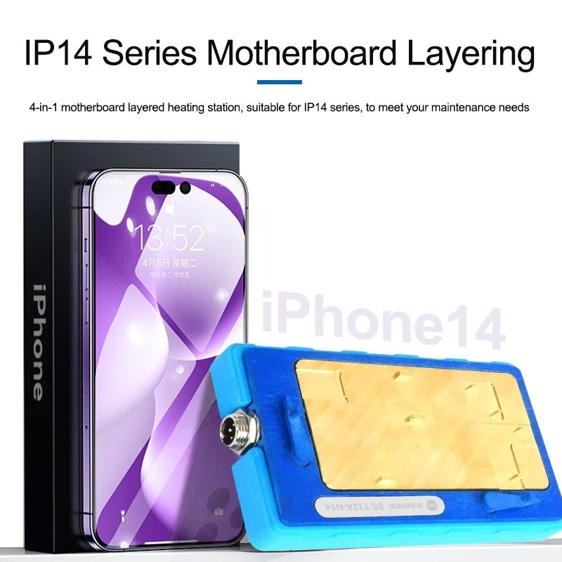 PreHeater Platform iPhone Motherboard 14 Series 4in1 Sunshine SS-T12A N14 UK - Image 3 of 4