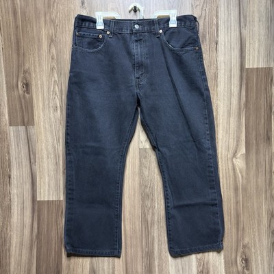 Levi Strauss & Co. 517 Black Dark Jeans 36W 29L Boot Cut
