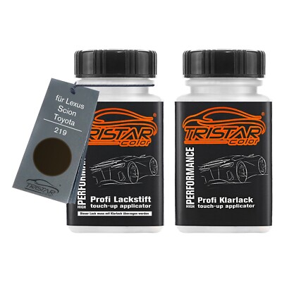Autolack Lackstift für Lexus Scion Toyota 219 Precious Black Perl Basis Klarlack