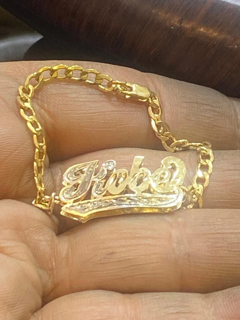 Double name bracelet deals
