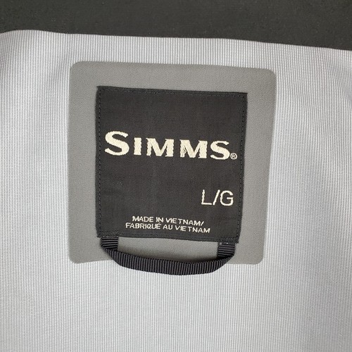 SIMMS NEW $449 Mens Size Large 30k Waterproof CX Hooded Jacket Coat Shell Gray - Picture 13 of 23