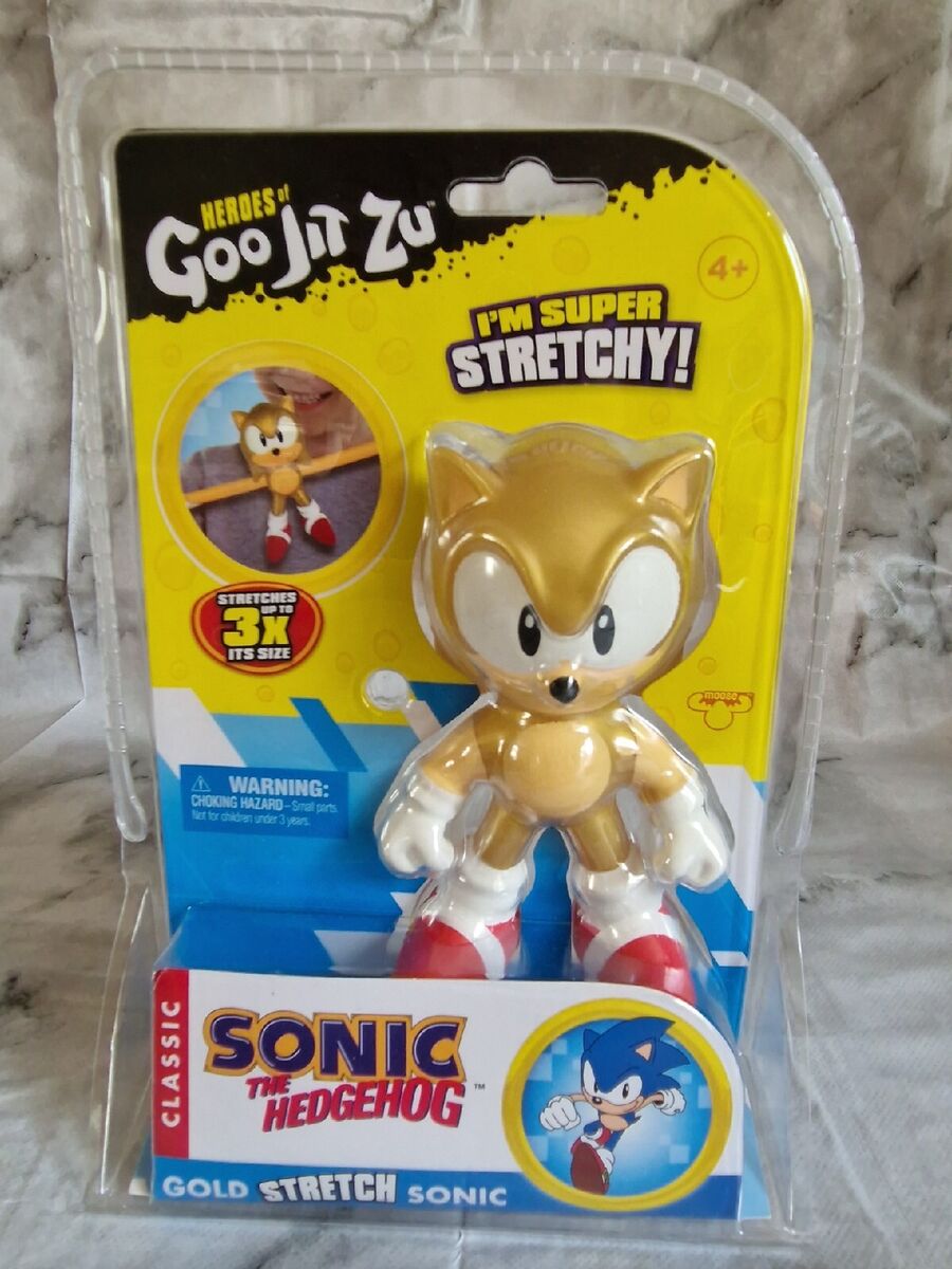 Boneco Sonic The Hedgehog Gold Classic Heroes Of Goo Jit Zu Moose