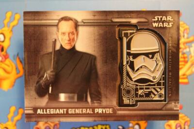 STAR WARS THE RISE OF SKYWALKER COMMEMORATIVE MEDALLION CARD MC-SP GENERAL PRYDE