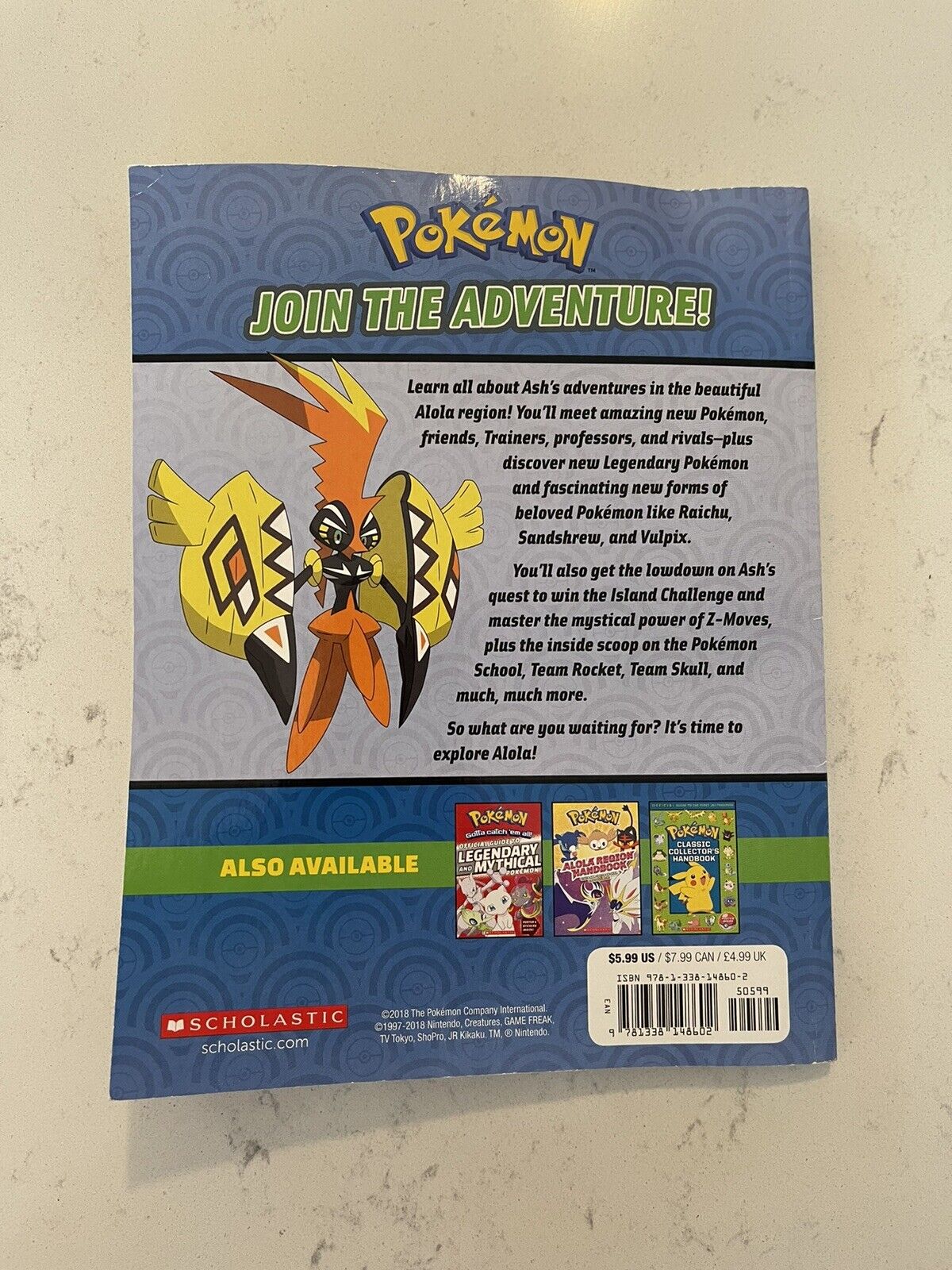 Pokémon Alola Region Activity Book