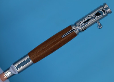 Gifts for Dad A 30 Caliber Bolt Action Pen Chrome Rosewood