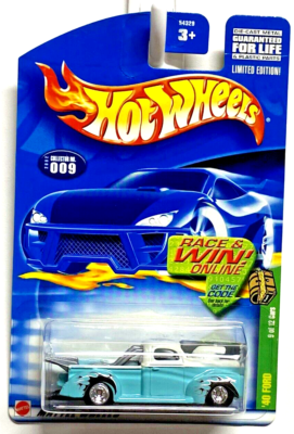 2002 Hot Wheels Treasure Hunt '40 Ford Real Riders IN PROTECTOR | eBay