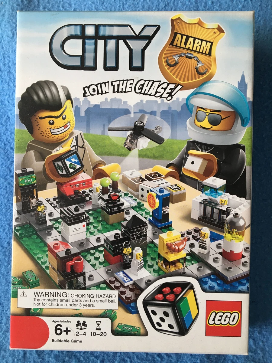 LEGO CITY ALARM Join the Chase Board Game 3865 2012 Complete
