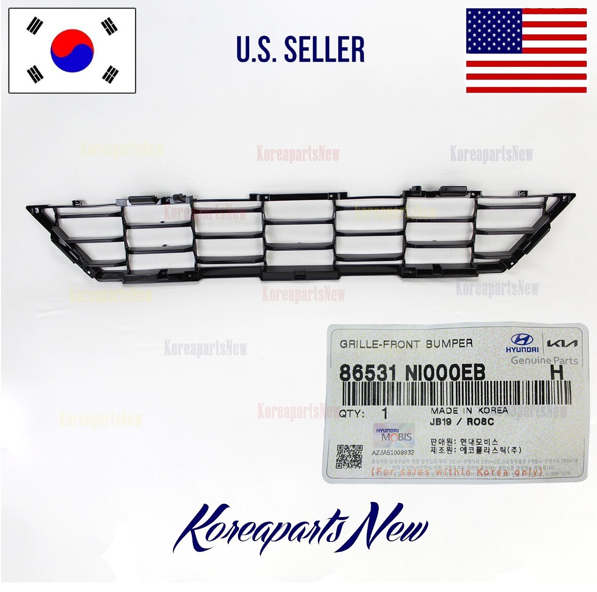 FRONT Bumper Grille LOWER 86531NI000EB ⭐GENUINE⭐ Hyundai Ioniq-5