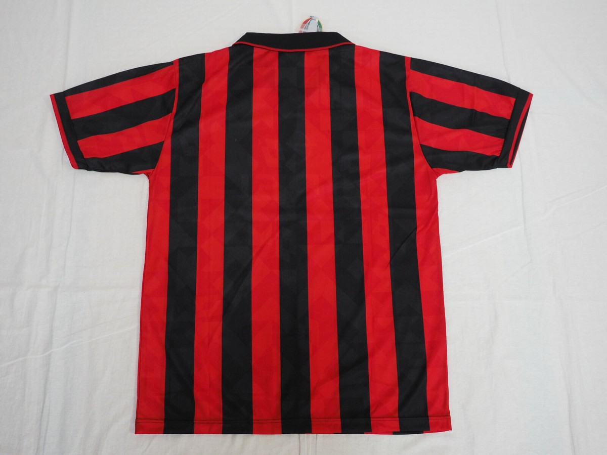 1994-1995 AC Milan Rossoneri ACM Jersey Shirt Maglia Home Opel