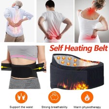 Back Support Brace Belt Lumbar Lower Waist Magnetic Pain Relief Trimmer Adjust