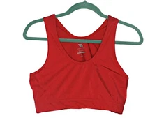 Game Gear Womens Red Sports Bra Lined No Padding Full Coverage Several Sizes