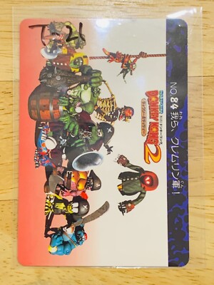 Kremlings No84 DONKEY KONG Card Nintendo From Japan T-21 F/S | eBay