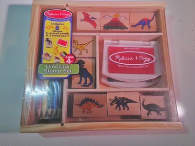 melissa and doug dinosaur stamp set