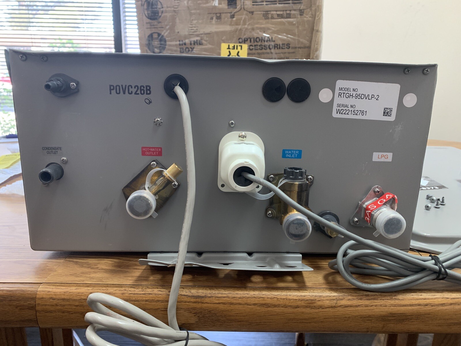 Rheem RTGH-95DVLN-2 Indoor Tankless Natural Gas Water Heater--Open Box  Special | eBay
