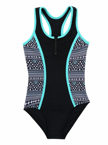 Mädchen Badeanzug Zweiteiliger Tankini Set Bademode mit Boyshort Schwimmanzug - Picture 4 of 11
