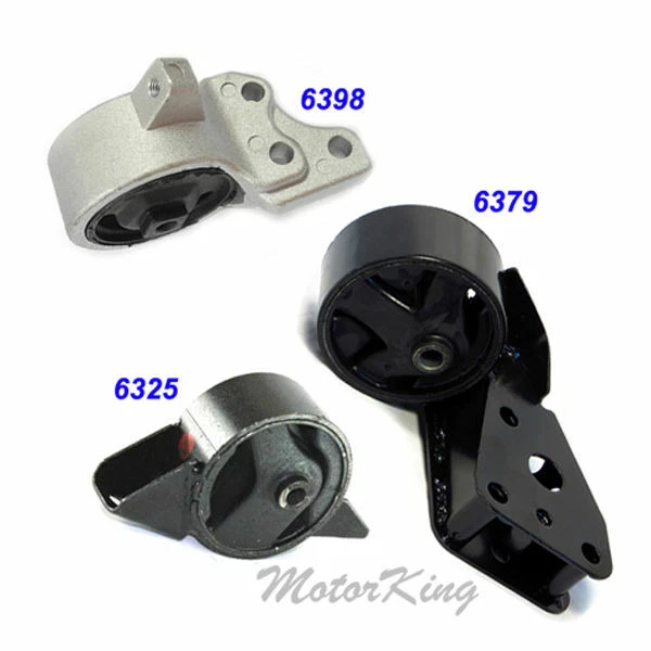 Motor Motor y transmisión. Juego de 3 piezas de kit de montaje para 95-98 Nissan 200SX 1,6 L automático M1044 Foto 2 de 4