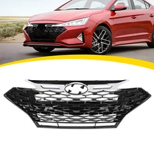 For Hyundai Elantra Sport Sedan 2019 2020 Front Bumper Grille Upper Grill Chrome
