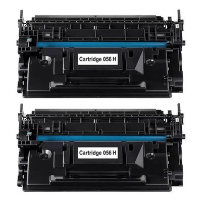 2x NON-OEM Canon Black Ink Toner Cartridge LBP325DN Replaces 3008C001 056H HY