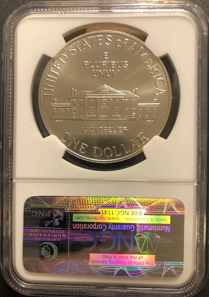 1993 D JAMES MADISON Silver Dollar $1 MS70 NGC💥FLAWLESS QUALITY💥 - Image 2 of 4