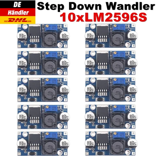10x LM2596 DC Step Down Spannungswandler Arduino Modul Regler Converter LM2596S