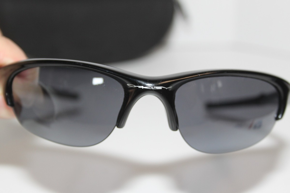 Oakley Half Jacket 03-614 Black Sunglasses (no nose piece Oakley Half Jacket 03-614 Black Sunglasses (no nose piece