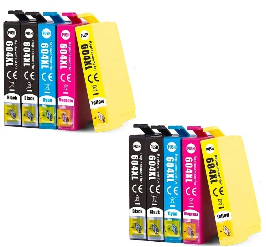 ILLICOENCRE Cartouche compatible pour Epson Expression Home XP-2200 XP-2205 3200 3205 604 XL