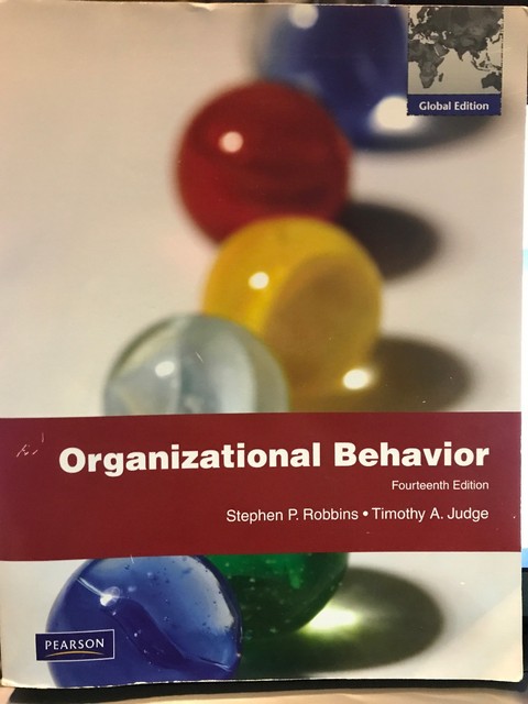 Organizational Behavior By Robbins And Judge 14th Edition International Book
