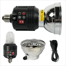 40 Watt Portable Studio Flash with Test, Flash Slave - Included Sync Cord