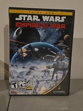Star Wars PC CD Video Game Empire at War (PC, 2006) 2 disc set CIB VG Condition