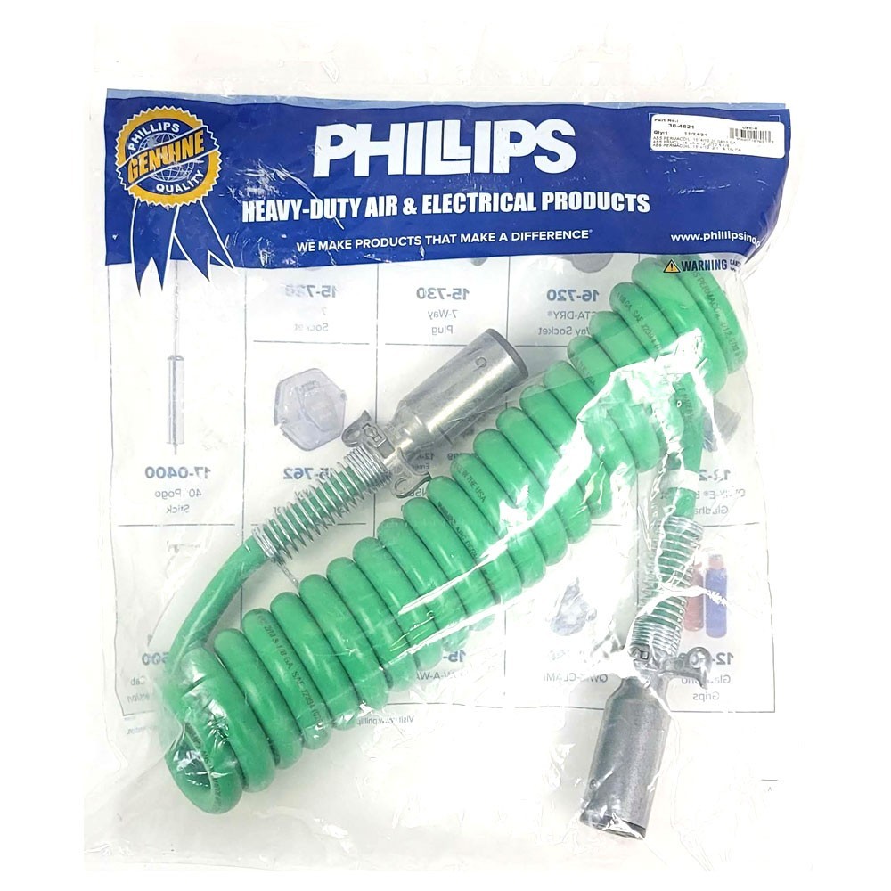 Phillips 30-4621 ABS PERMACOIL 15' Coiled Cable Electrical
