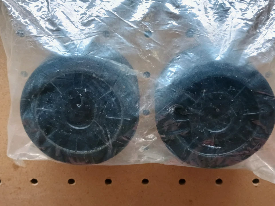 Rodas traseiras compostas PSE Parma 2,6" ponto azul 1,5 de largura 82113 novo na caixa - Imagem 3 de 3