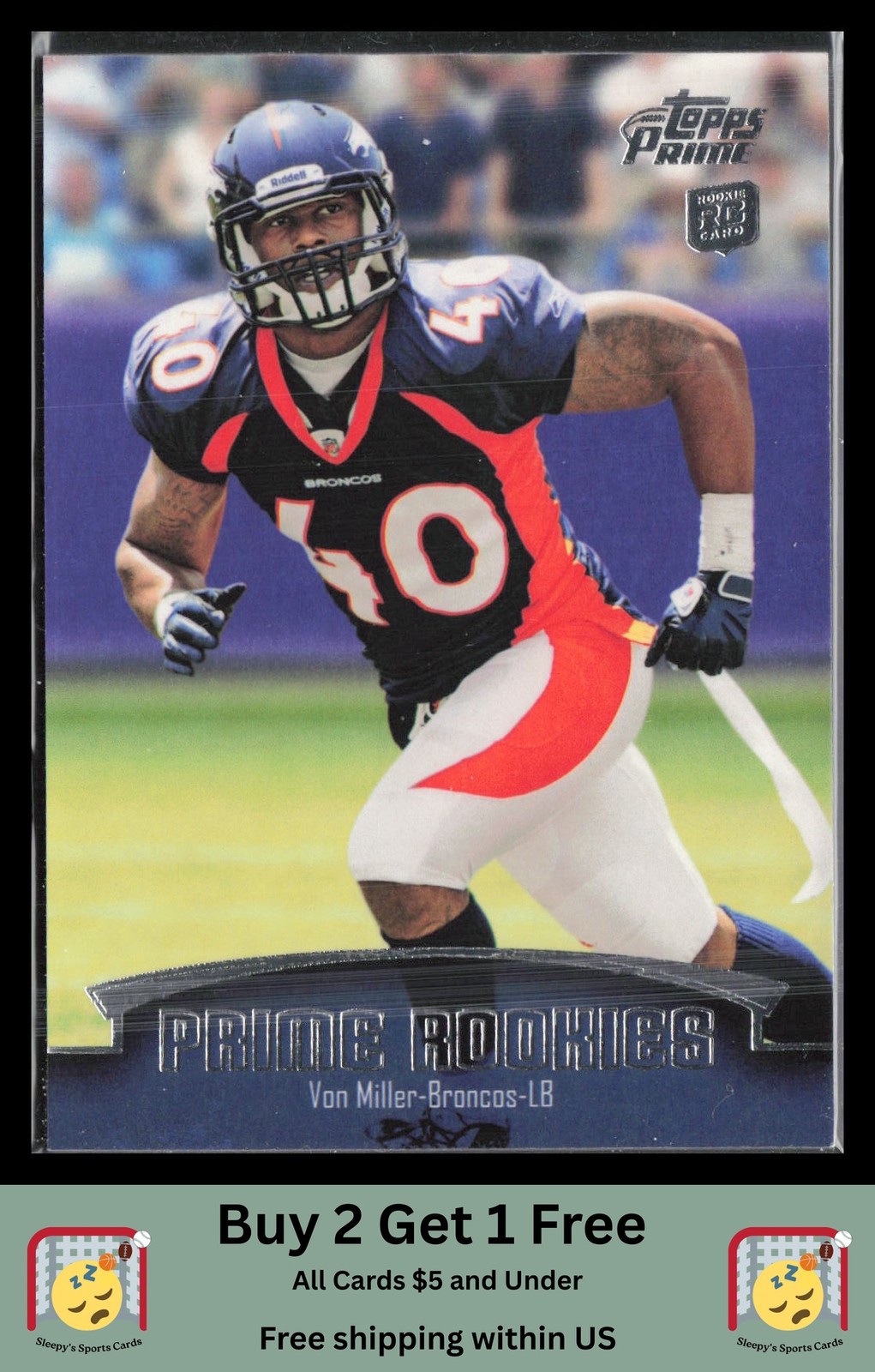 Von Miller Topps Prime Prime Rookies #PRVM Base