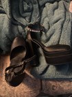 Women Ankle Strap Square Toe Statin High Platform Chunky Block Heel Dress Shoes — photo 3