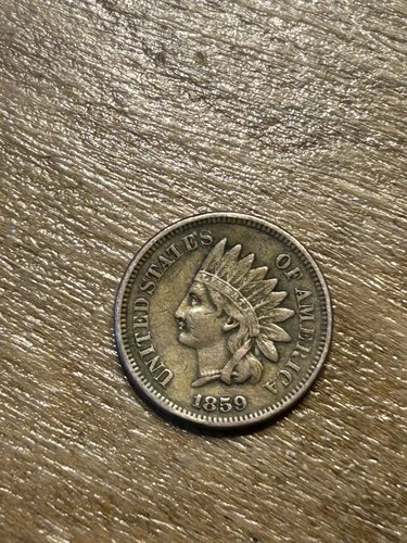1859 Indian Cent VF