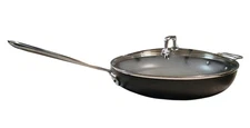 All-Clad HA1 Hard Anodized Nonstick 12 Inch saute searing Fry Pan With Lid