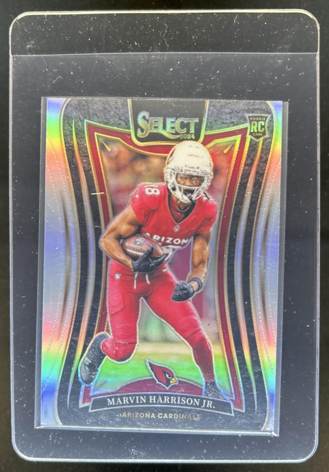 2024 Panini Select Marvin Harrison Jr. Suite RC Silver Prizm #384 Cardinals